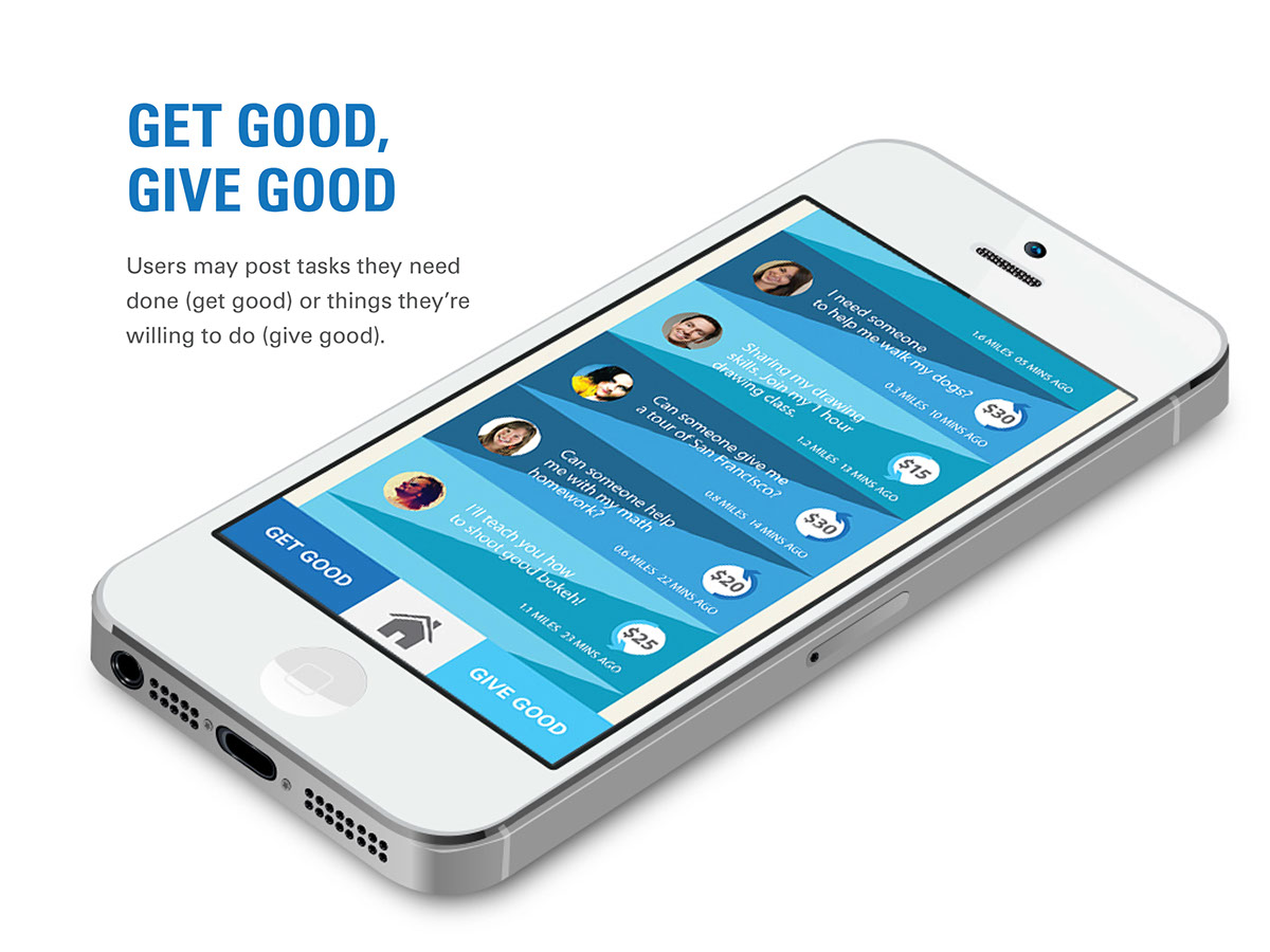 goodwill donation app mobile Case Study video Icon ux