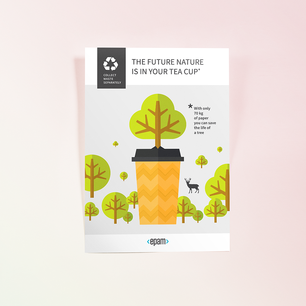 eco recycling poster ILLUSTRATION 