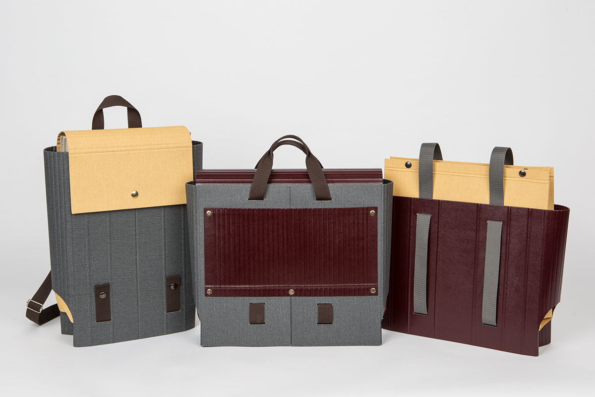 book Craftmanship backpack Shopper artisan paper leather businnessbag