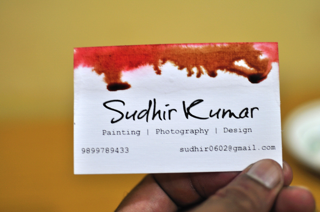 business card card identity name visiting card hand made card design