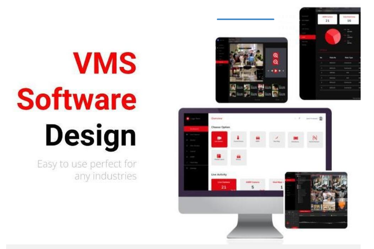 dashboard portfolio ui design Video Management Software vmscdesign web application
