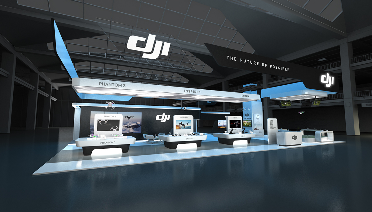 DJI Stand exhibit booth