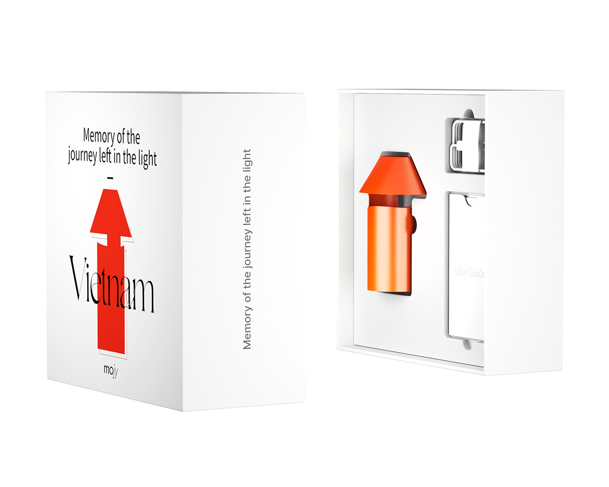 appliances branding  home Lamp light mojy pakage product product design  Travel
