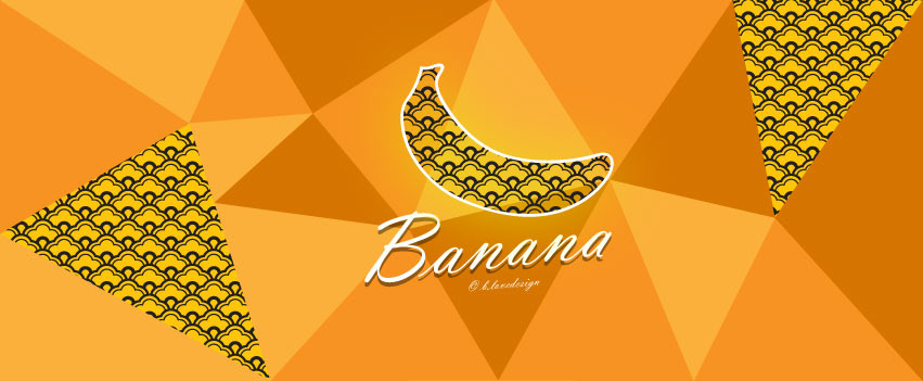 banana color vector new b.lovedesign origami 
