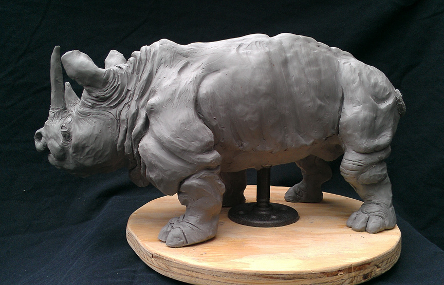 #Rhino #animals #lighting  #model  #illustration