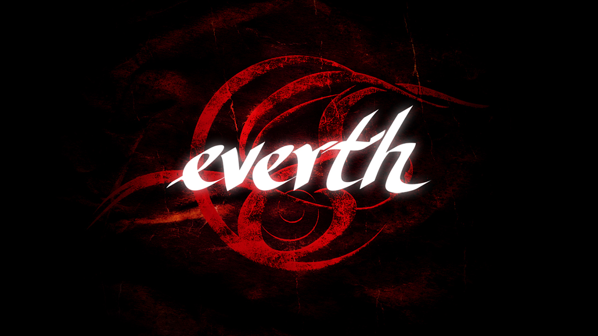 everth heavy metal logo gothic logo Logo Design