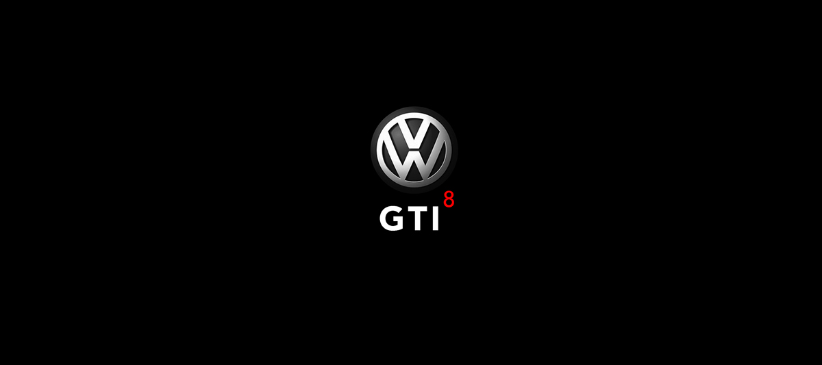 volkswagen golf GTI Hot Hatch Hatchback gran Turismo injection car Auto concept legend lights 3D