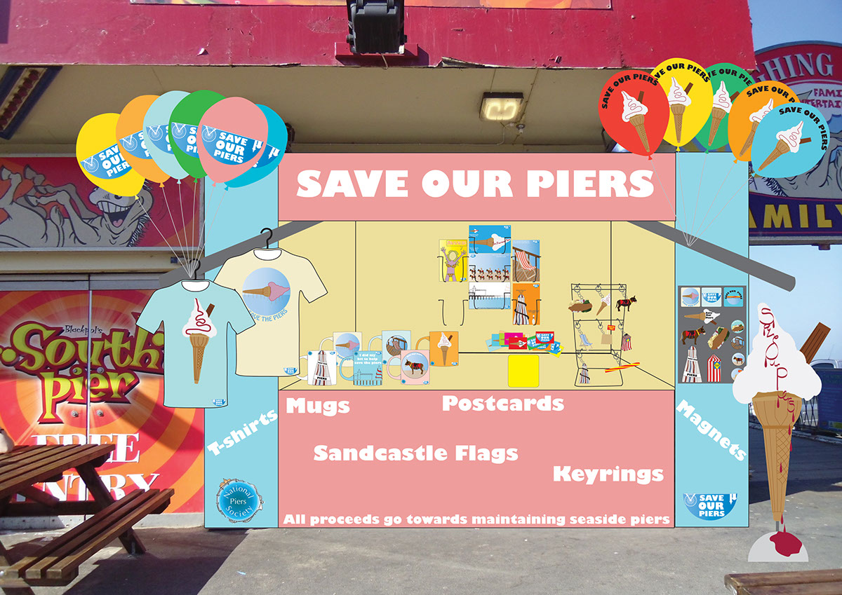 Seaside piers Awareness campaign