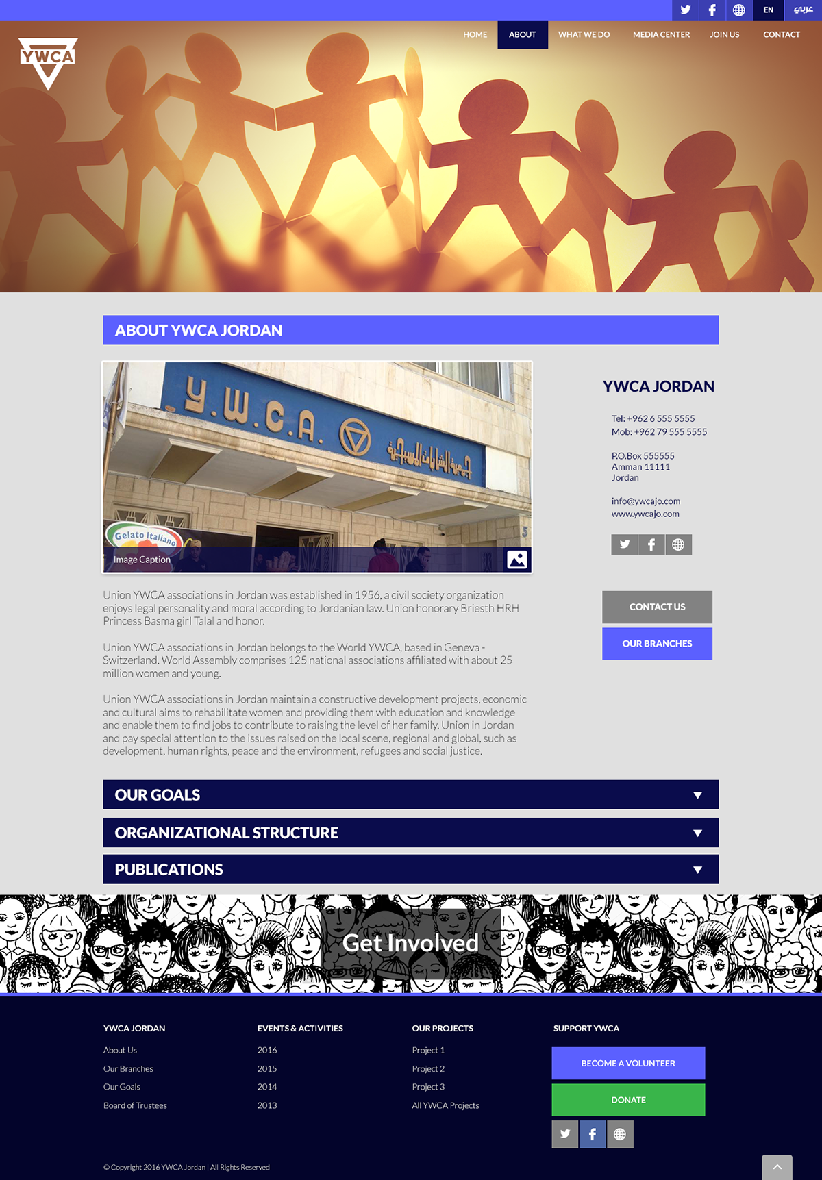 Web Website Design Web Design  user interface Responsive NGO