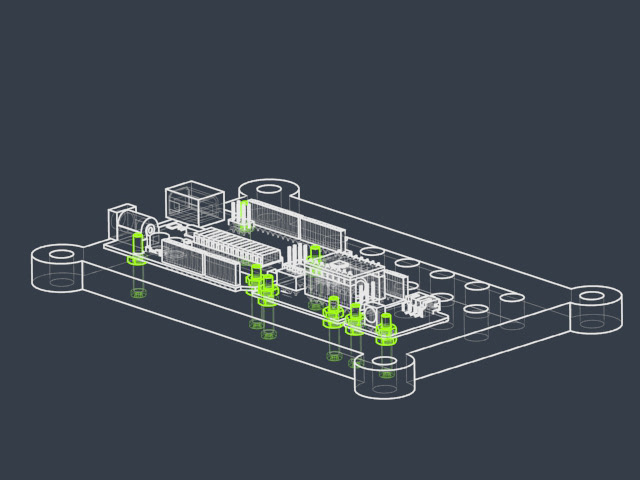 photopizza blender 3D freestyle scheme Plan delineation Platform megavisor