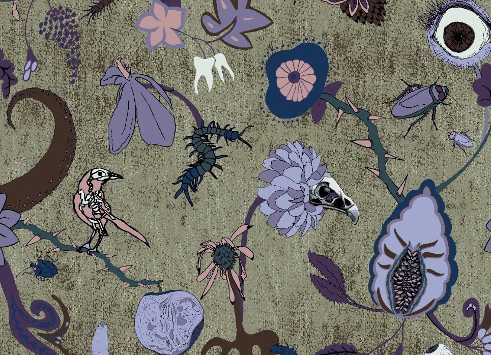 wallpaper upholstery floral