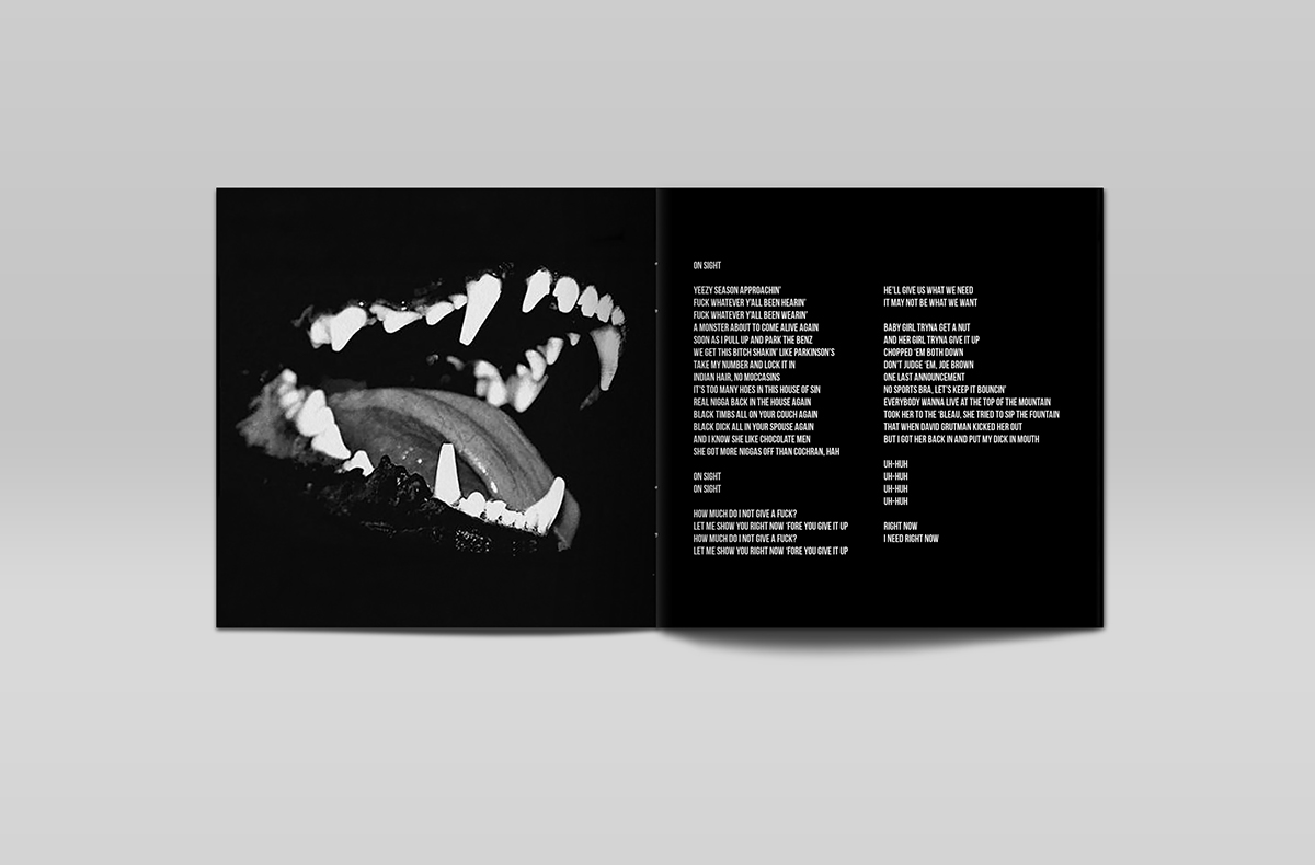 Kanye West Yeezus hip-hop rap Album album artwork CD design vinyl vinyl design cd album art