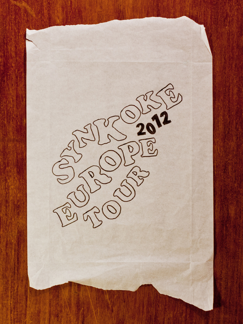 SynKoke poster print type handwritten a2 jazz