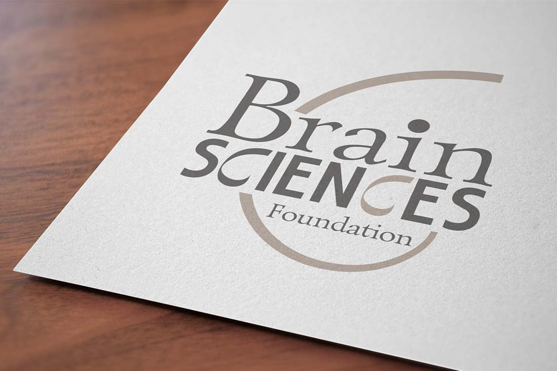 Brand style logo Stationery presentation template Neurobiology vector graphic
