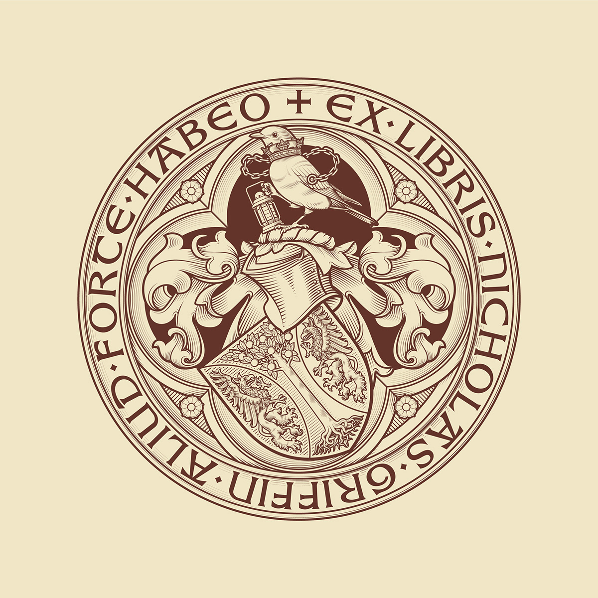 crest coat of arms heraldry heraldic vector etching wappen shield wings