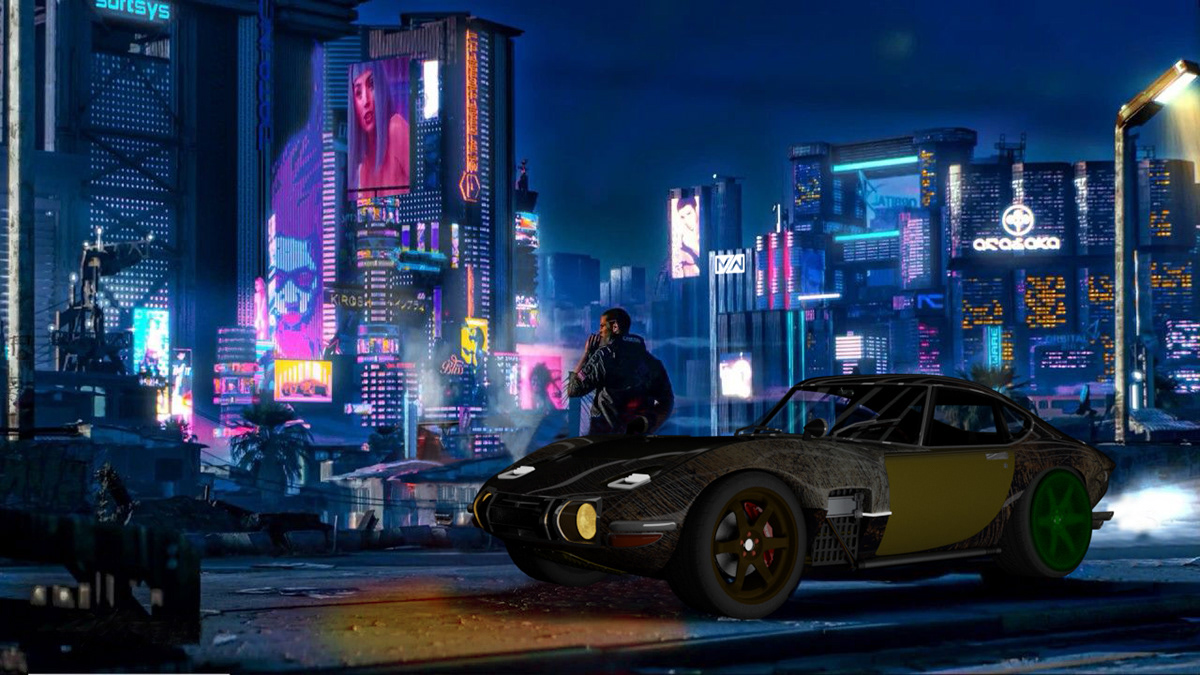 2000gt 3D blender 3d car Cyberpunk cyberpunk 2077 future toyota TOYOTA 2000GT video game