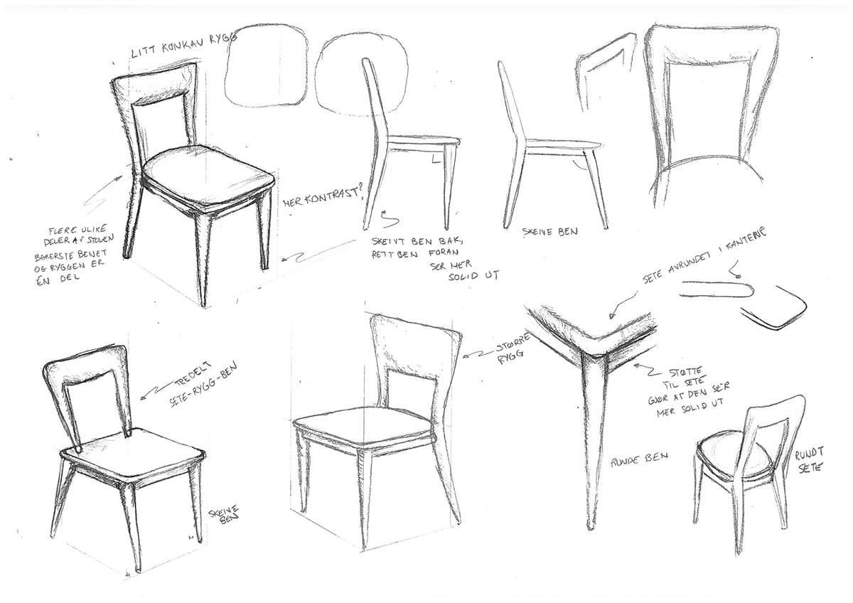 chair wood dining furniture seating folk organic everyday Scandinavian minimalistic student sixties