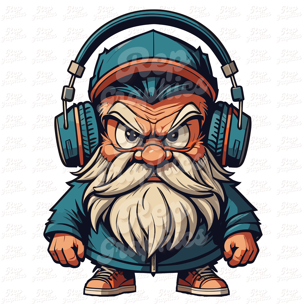 Gnome PNG headphone gnome shirt design gnome svg cut file gnome wearing headphone