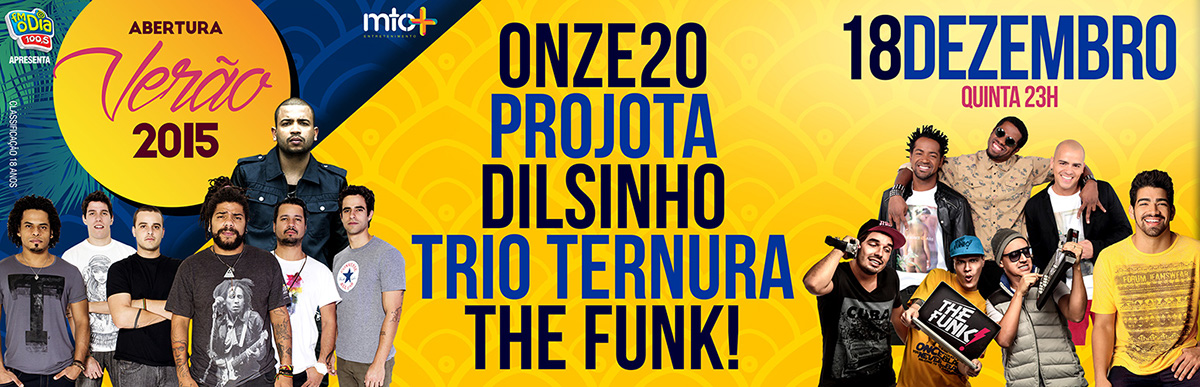 Adobe Portfolio onze20 Projota dilsinho trio ternura The Funk party festa barra music