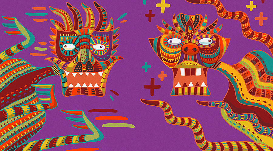 indonesia dkv ITB pasar seni art Fair design pop monster tourism bandung culture mask Event Mascot