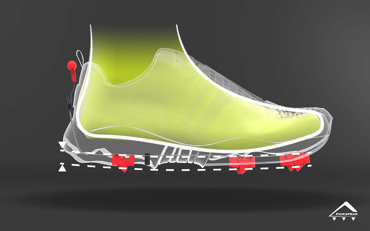 footwear trail shoes sneaker sport footwear design kicks concept running sketch
