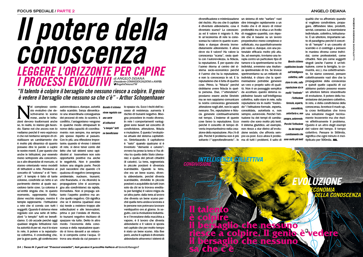 Uomo&Manager Lusso Style illustrazioni Francesco Mazzenga grafica editoriale