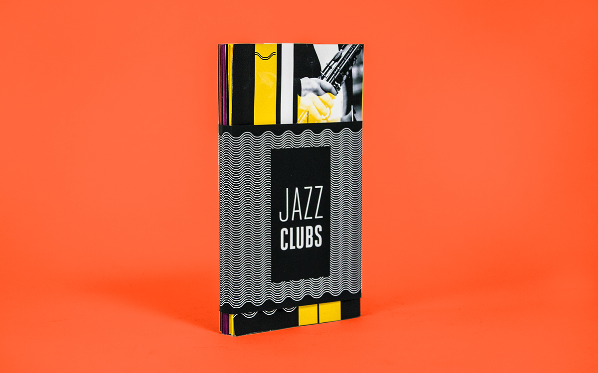 jazz city guides san francisco new york city chicago Guide books venues chaos beebop monotone One-Color city sophisticated elegant Fun