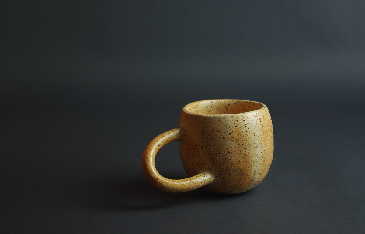 Mug  ceramic handmade minimalist