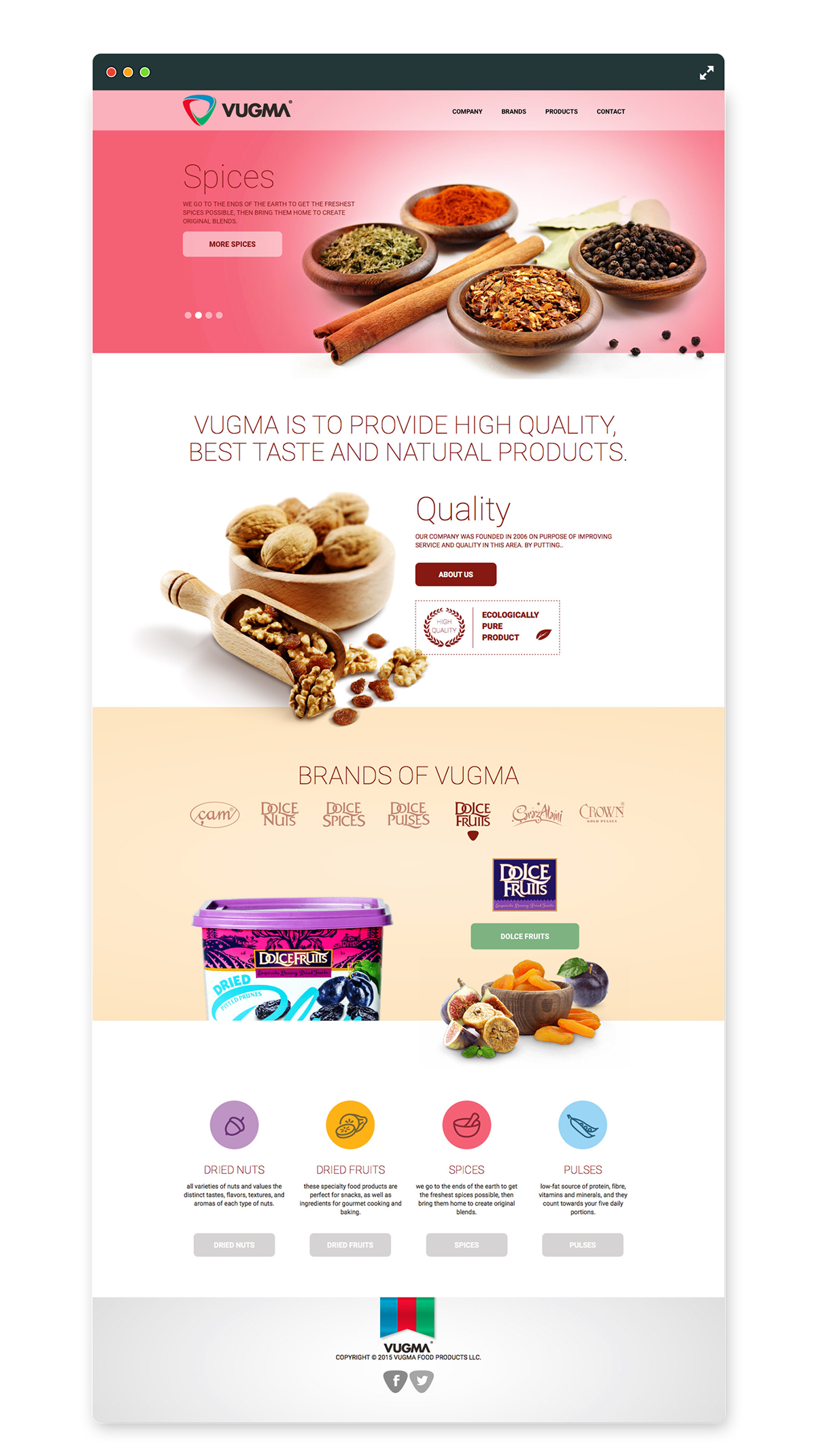 Website Responsive Food  dried nuts Organic Fruit pulse spice product antalya Gurukafa Icon CCS