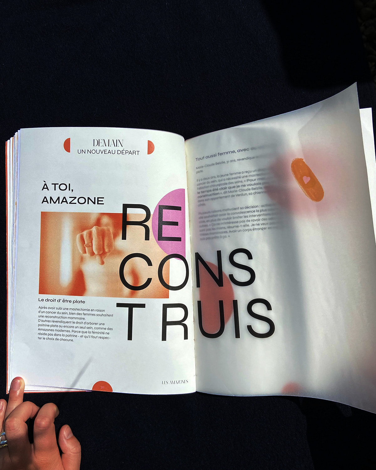 amazones design edition Layout magazine miseenpage   visual identity