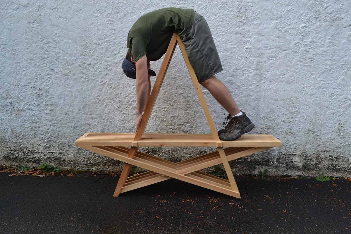 furniture wood star chair