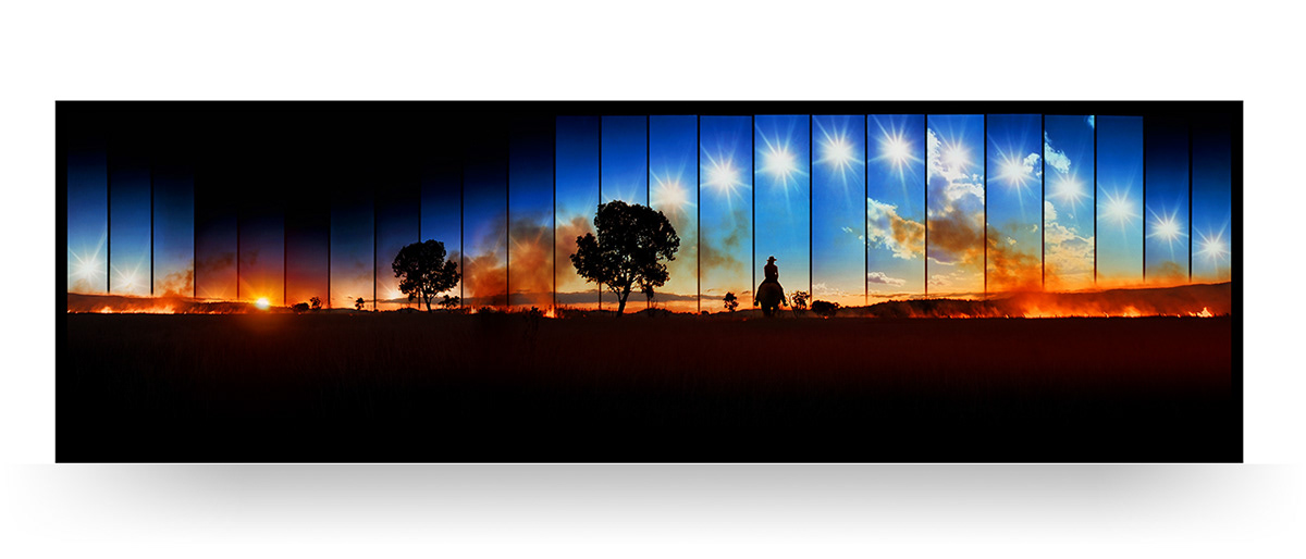 environmental graphics canberra photoshop Image making large format Large scale. Sun Timelapse Silhouette Environmental Graphic Design
