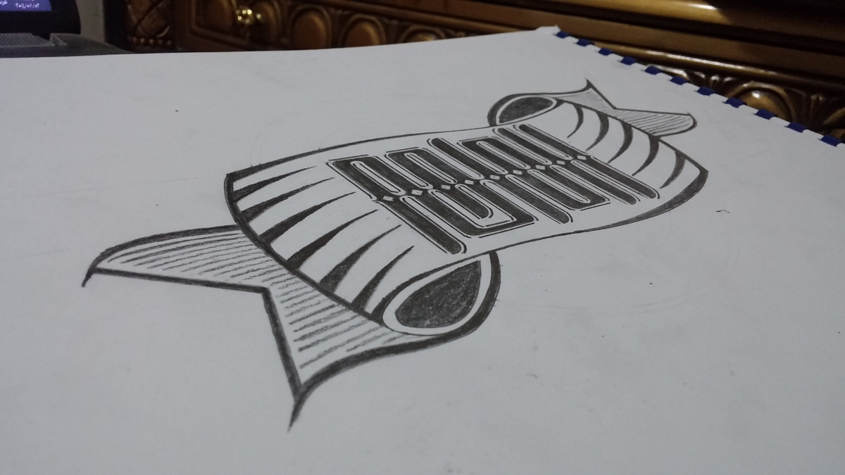arabic handmade sketch pencil