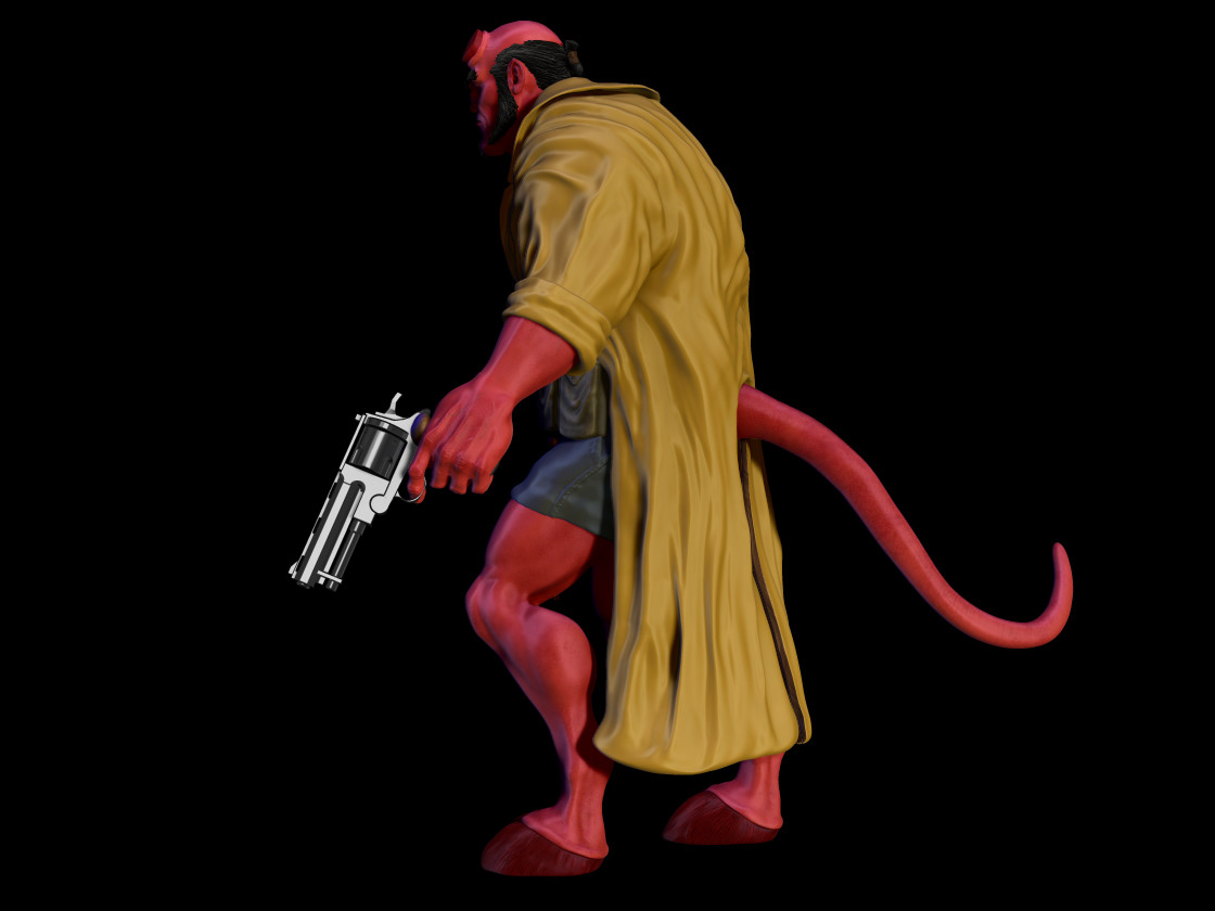 3D model Hellboy Fan Art