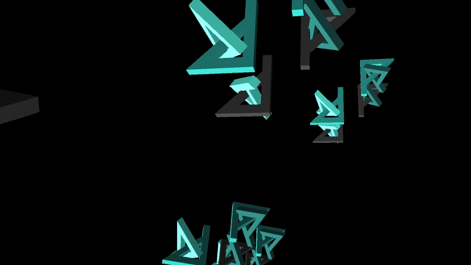 Maya 3dmodeling geometry shapes green emerald intense Audio motion Transformation graphics orb