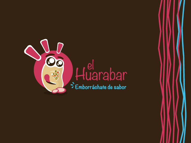 restaurante bar huaraches Logotipo