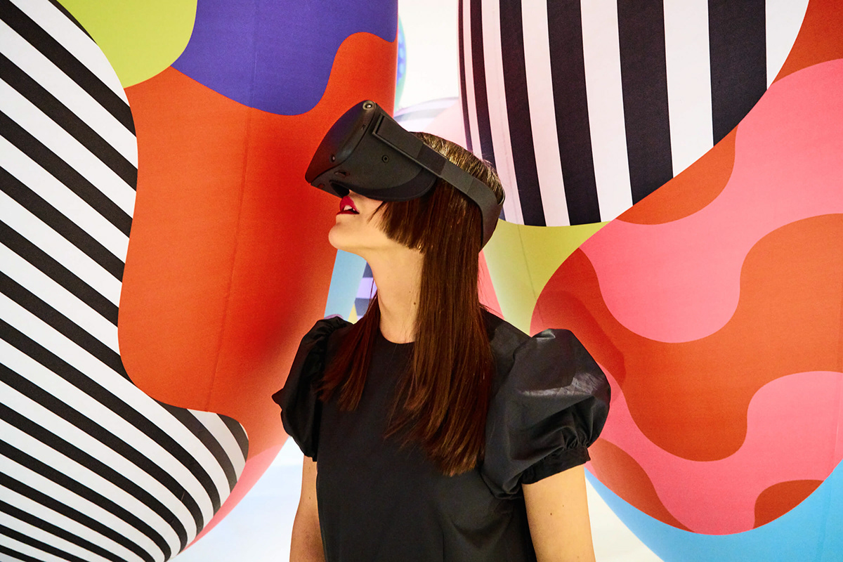 color Virtual reality vr art Exhibition  japan music Oculus Oculus quest tokyo