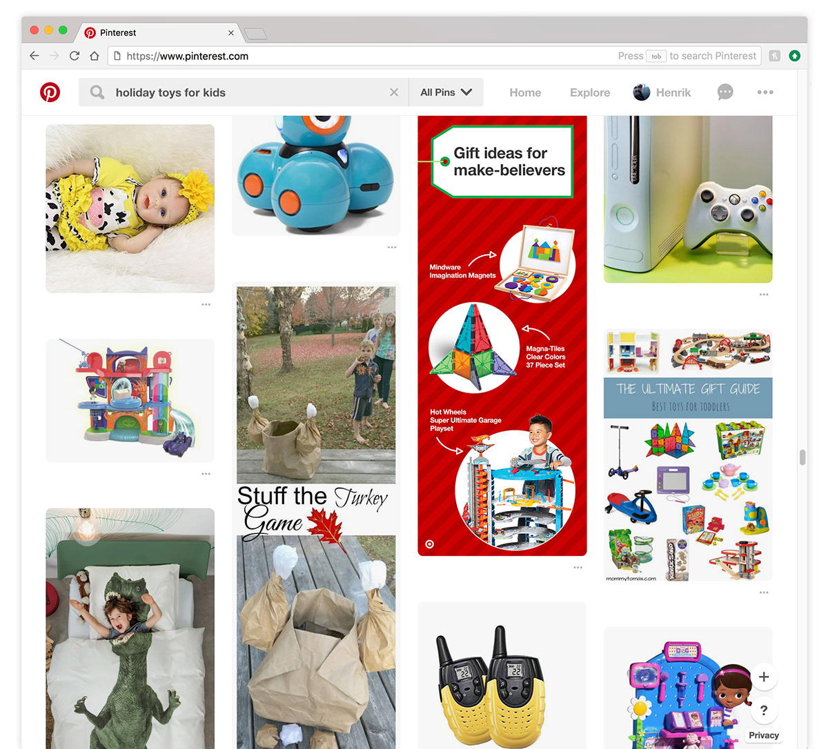 Adobe Portfolio ads digital campaign Holiday Pinterest spring target