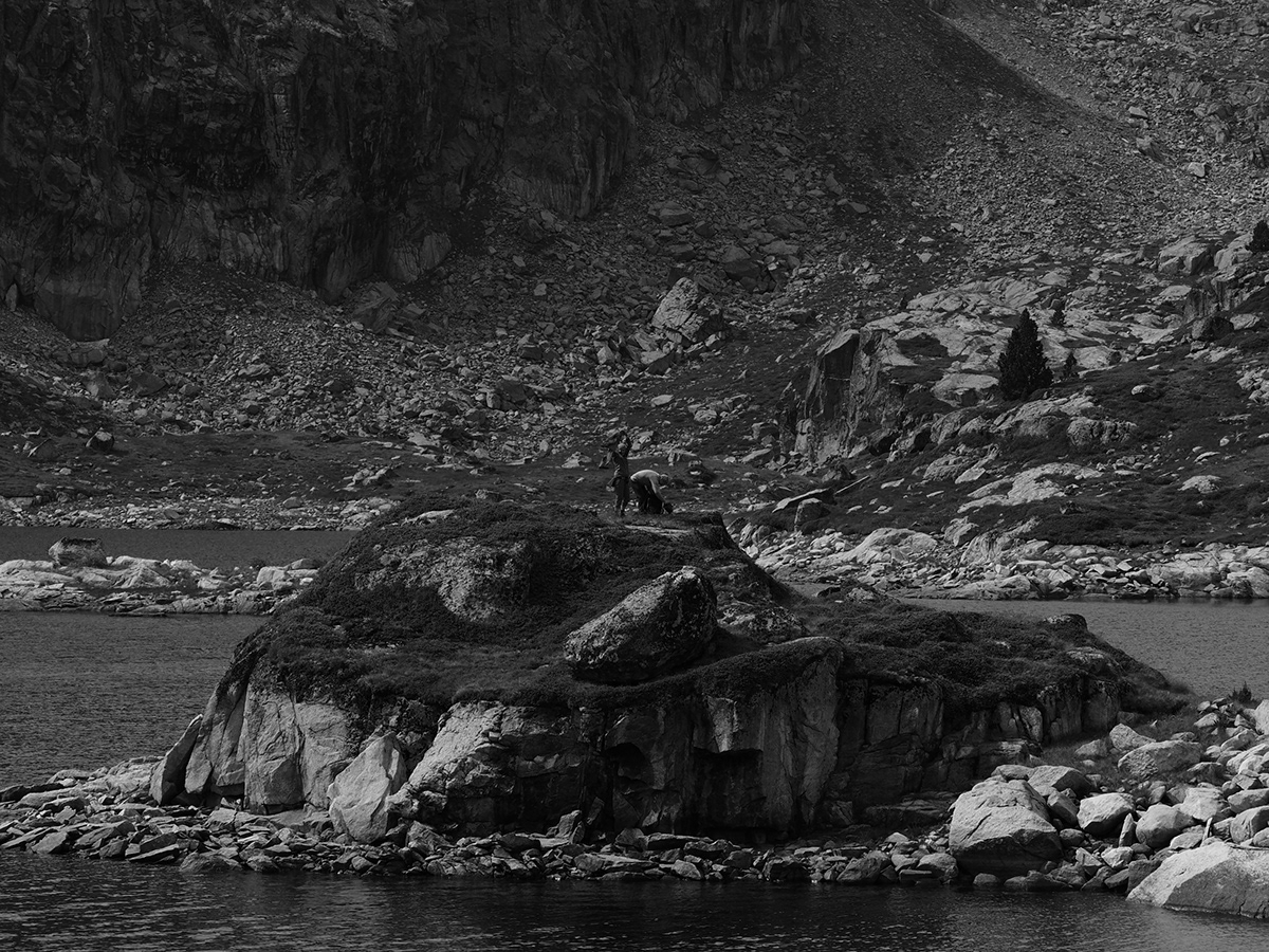 catalunya black and white photografy mountain Landscape aigüestortes Refugi de Saboredo monochrome