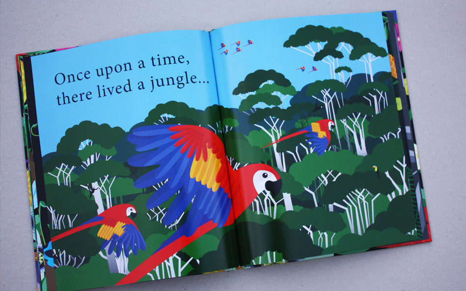 children book publishing   jungle Amazon plants