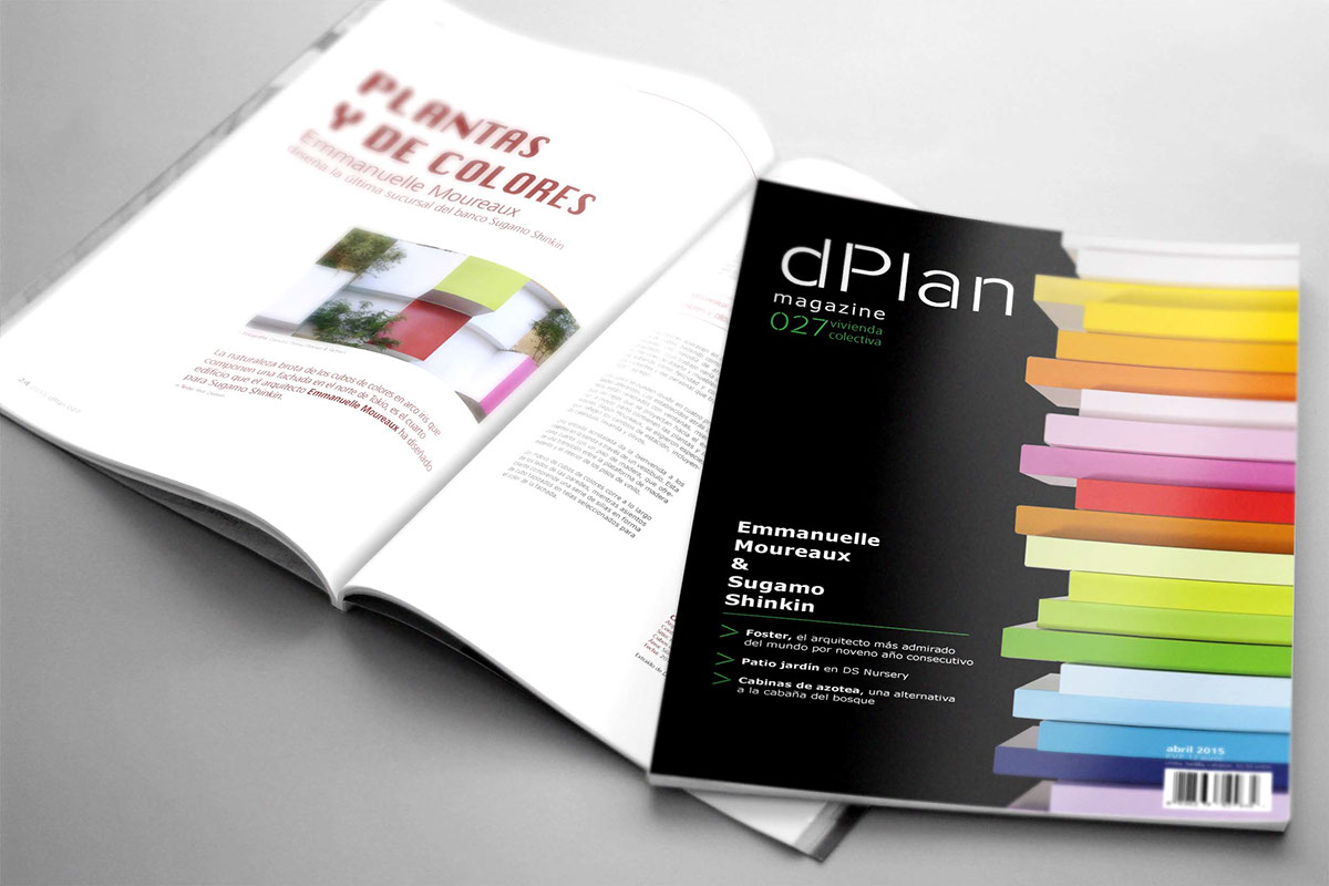 dplan magazine compostion maquetación revista