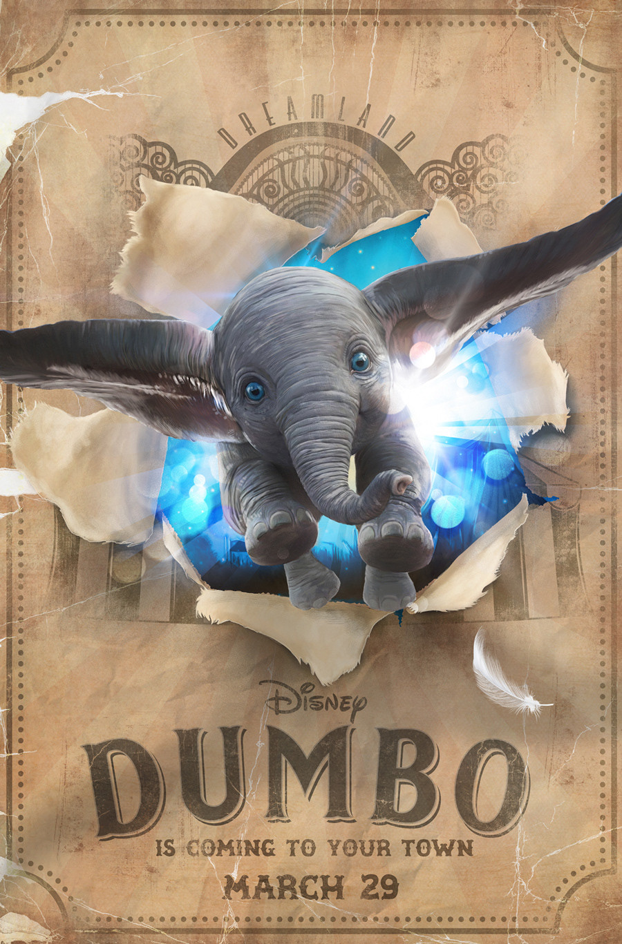 Dumbo disney poster artwork movie poster key art