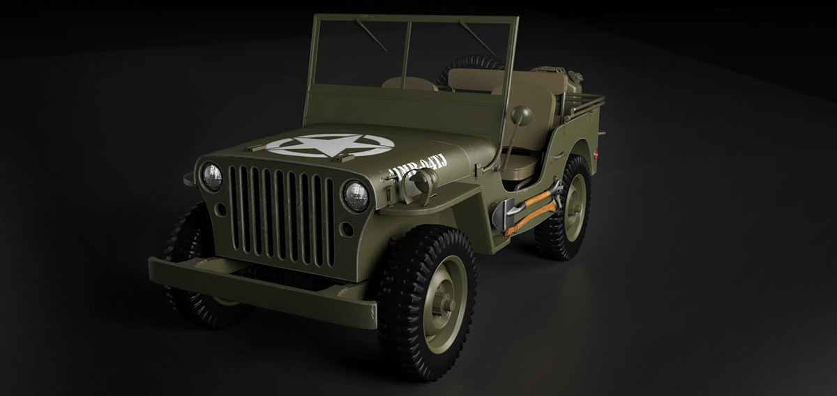 Jeep willys car game 3d