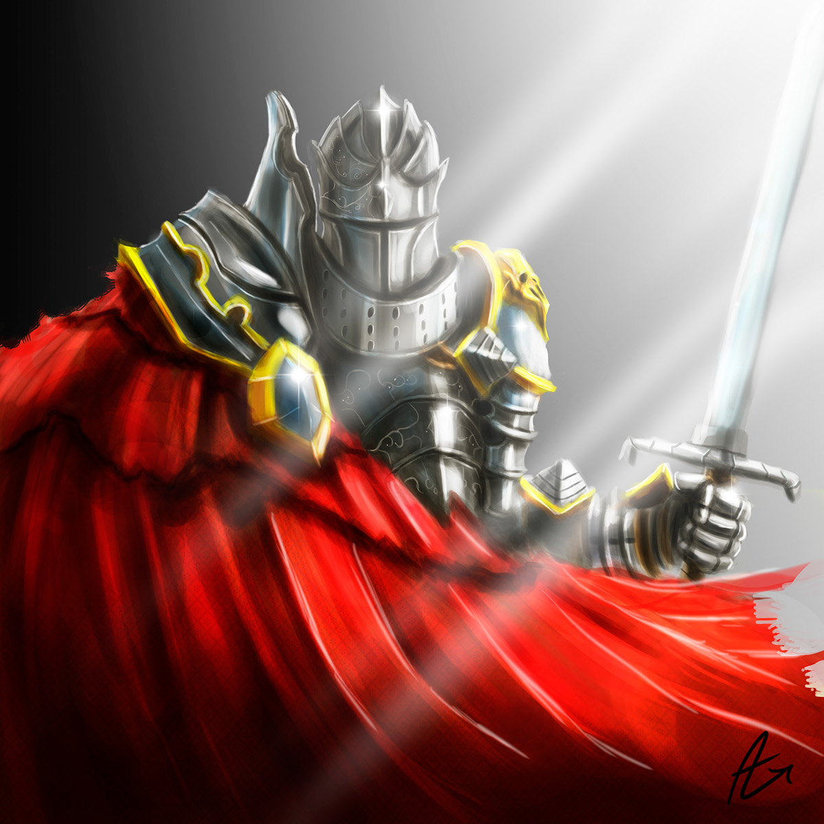knight fantasy Armor ILLUSTRATION 