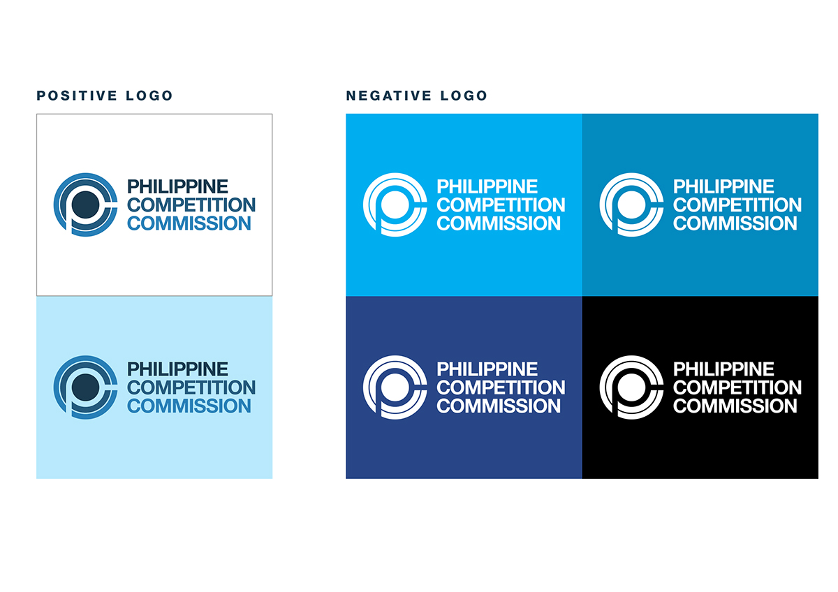 PCC Philippine Competition Commission philippines Philippine Government branding  design