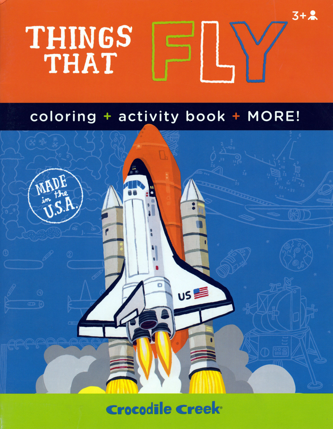 space shuttle Fly planes nasa Space  rocket blast off kids things that fly Aaron Meshon book poster usa space travel outerspace