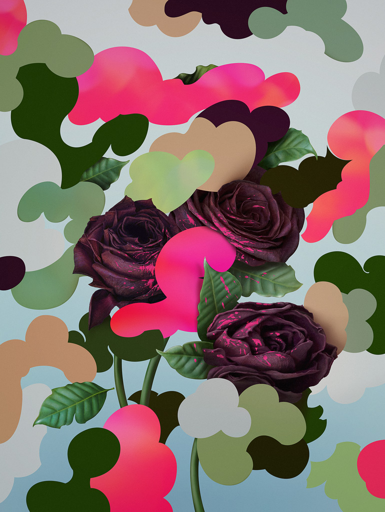 camo camouflage Military Flowers floral Nature beauty american Illustrative vector photoshop disruptive texture juxtaposition Patterns
