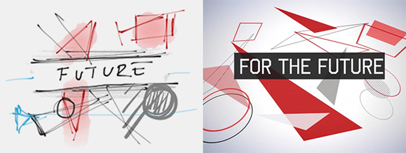 Adobe Portfolio motion graphics red White slick snappy quick vector fresh Consulting