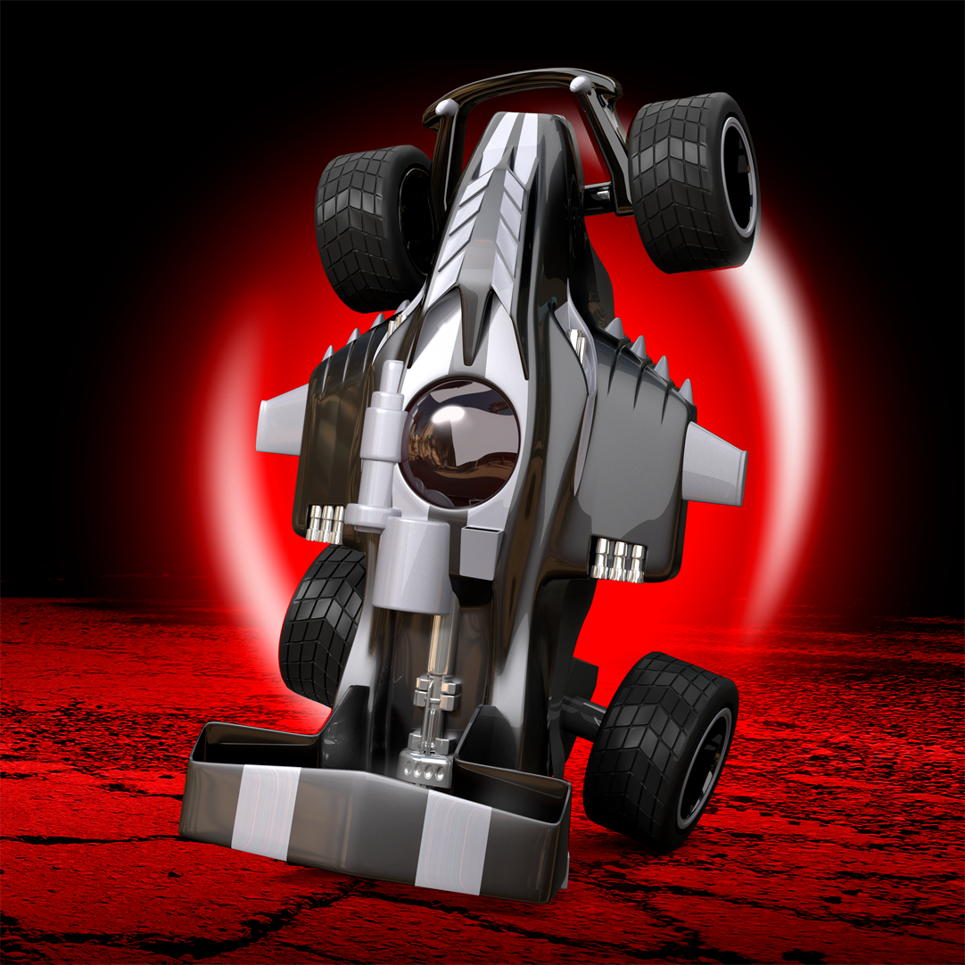 3D Render toy car RC G Wolf industrial design brand
