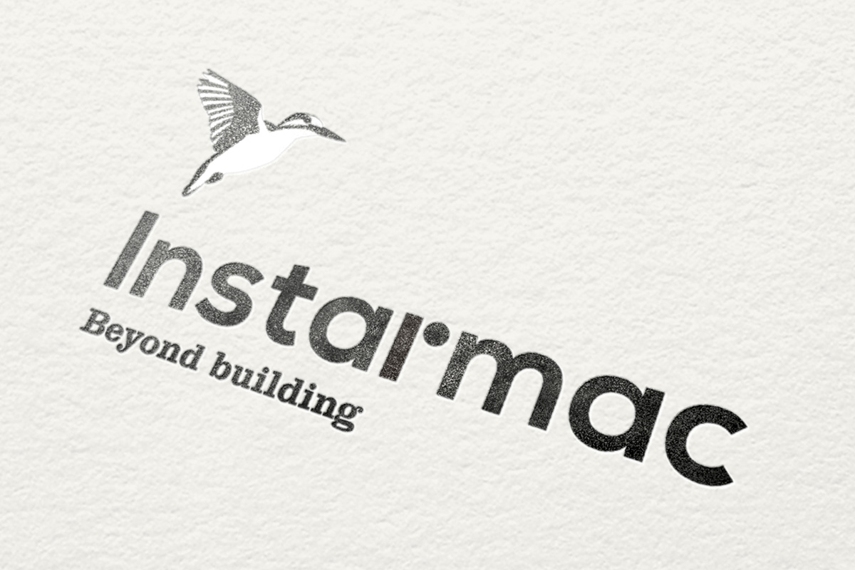 property developer identity corporate stationary bird logo